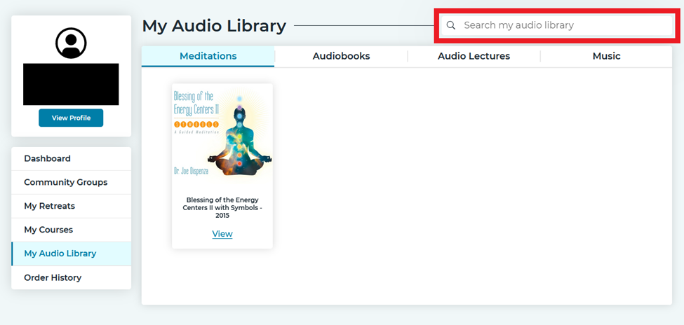 How to Access  Audio Library 